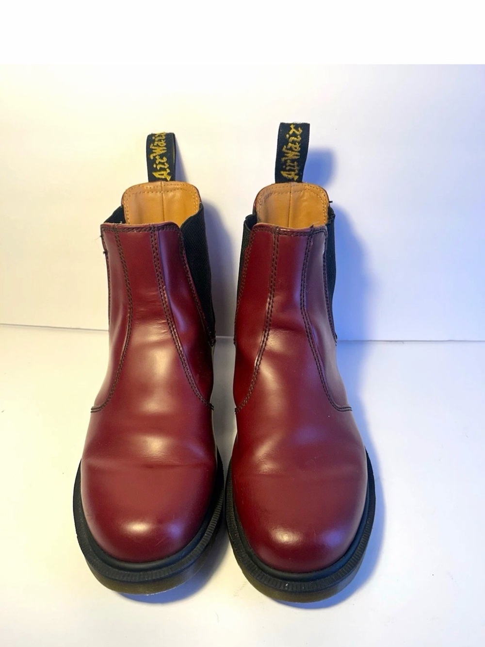 Dr. Marten 2976 Chelsea Leather Boot - Burgundy - Men's Size 9